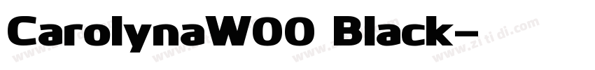 CarolynaW00 Black字体转换 CarolynaW00 Black字体转换